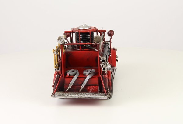 Modellauto Miniatur Feuerwehrauto Zinnmodell