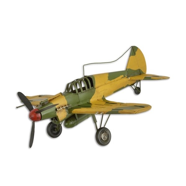Zinnmodell eines Kampfflugzeugs, Modellflugzeug