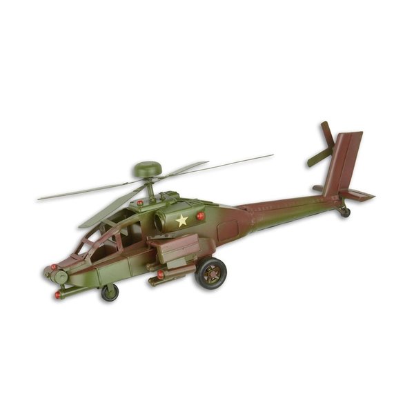 Modell Hubschrauber aus Metall (Zinn) Sammlerstück Miniatur