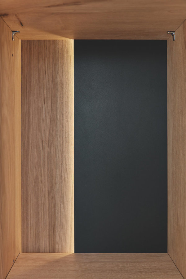 Wimmer Wohnwand Acerro verschiedene Holzarten und Größen mit Beleuchtung &  Kabelmanagement