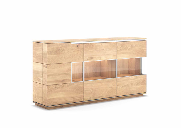 Wimmer Sideboard Acerro mit Beleuchtung verschiedene Holzarten Größe 181 x 92,2 x 42,1 cm