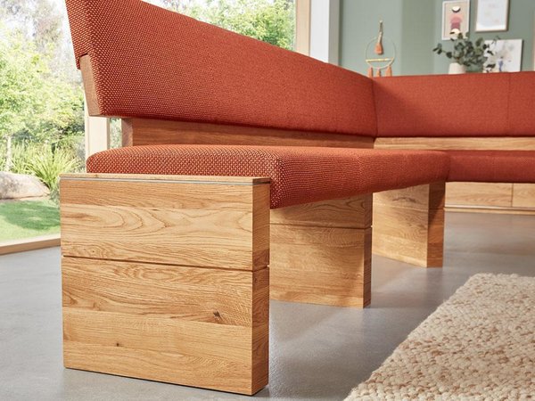 Wimmer Eckbank Acerro verschiedene hochwertige Holzarten und Größen