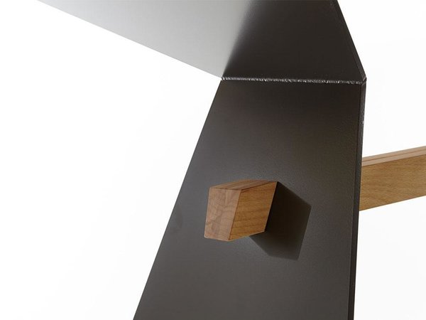 Wimmer Säulenesstisch Zweigl Z31 verschiedene Holzarten und Größen (optional mit Ansteckplatte)