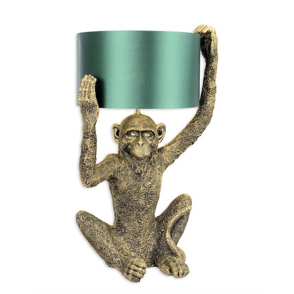 Tischlampe sitzender Affe