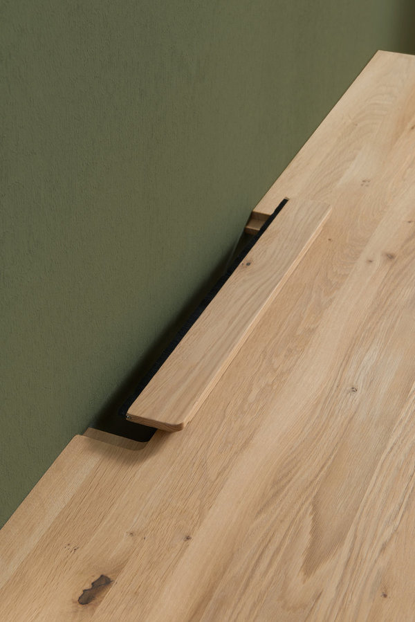 Wimmer Casera Wohnen Lowboard mit 2 Nischen,1 Schublade & Kabelmanagement, Größe: 120 x 46,8 x 60 cm