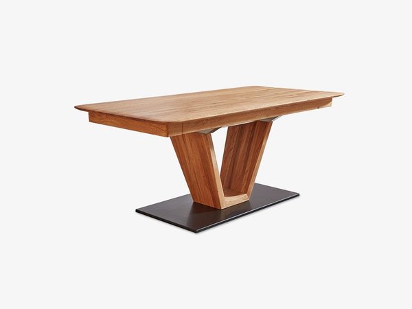 Wimmer Nyon Säulenesstisch mit Funktion (Zweihandtechnik) ,verschiedene Holzarten & Größen