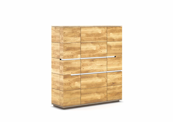 Wimmer Acerro Highboard verschiedene hochwertige Holzarten, Größe: 135 x 149 x 42,1 cm (B x H xT)