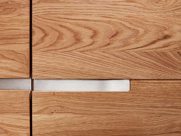 Wimmer Wohnwand Acerro verschiedene Holzarten mit Beleuchtung  Größe: 274 x 183 x 56,1 cm