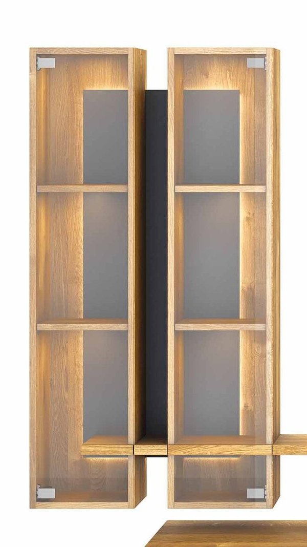 Wimmer Hängeelement mit Beleuchtung ,verschiedene hochwertige Holzarten,Größe 74 x 140 x 30 cm