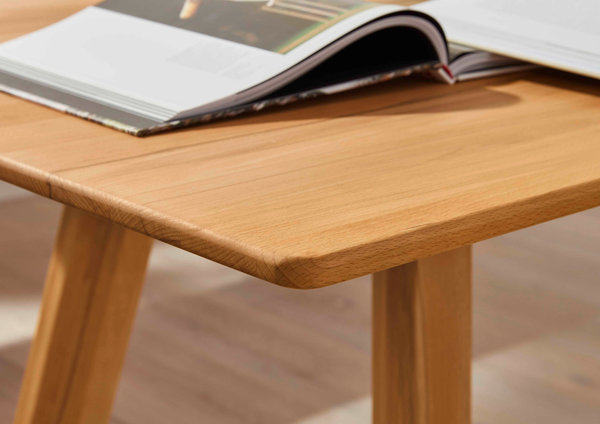 Wimmer 4-Fuß-Esstisch Serie Holztisch nach Mass, Fero verschiedene hochwertige Holzarten & Größen