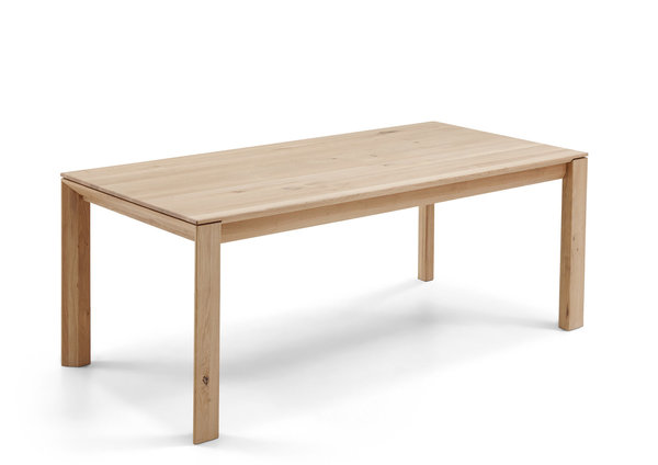 Wimmer 4-Fuß-Esstisch Serie Holztisch nach Mass, Dion, verschiedene hochwertige Holzarten & Größen