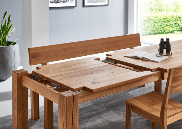 Wimmer 4-Fuß-Esstisch Serie Holztisch nach Mass, HEROelegance, hochwertige Holzarten & Größen
