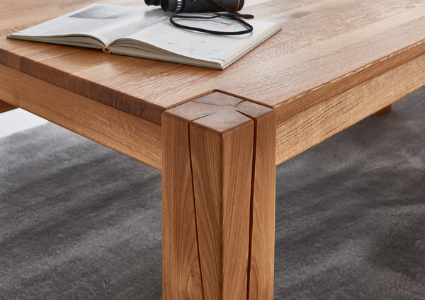 Wimmer 4-Fuß-Esstisch Serie Holztisch nach Mass, HEROelegance, hochwertige Holzarten & Größen