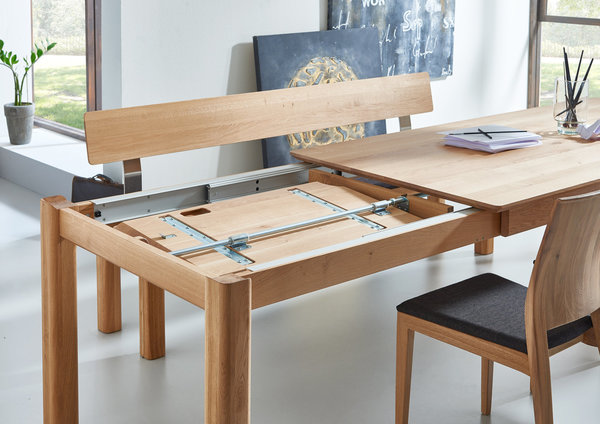 Wimmer 4-Fuß-Esstisch Serie Holztisch nach Mass, Naru verschiedene hochwertige Holzarten & Größen