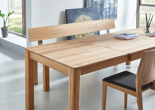 Wimmer 4-Fuß-Esstisch Serie Holztisch nach Mass, Naru verschiedene hochwertige Holzarten & Größen